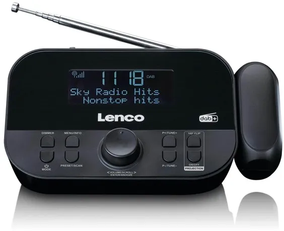 Lenco CR-615BK - DAB/FM - Mono - Sort